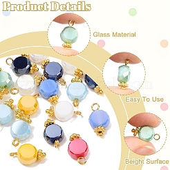 20Pcs Glass Pendants&nbsp;PALLOY-YW00121