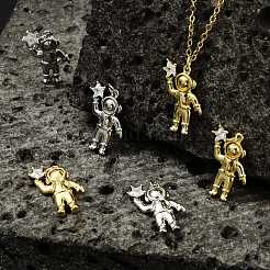 6Pcs 2 Colors Rack Plating Brass Micro Pave Clear Cubic Zirconia Pendants&nbsp;KK-CJ0005-62