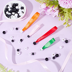100Pcs 4 Styles Resin European Beads&nbsp;RESI-CP0001-14