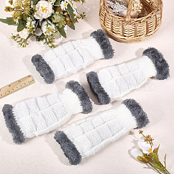 2 Pairs Acrylic Fiber Yarn Knitting Fingerless Gloves&nbsp;AJEW-DJ0001-67A