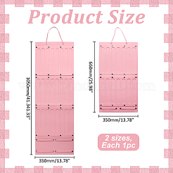 2Pcs 2 Styles Felt Large Capacity Hair Clips Storage Hangers&nbsp;AJEW-ME0003-34A