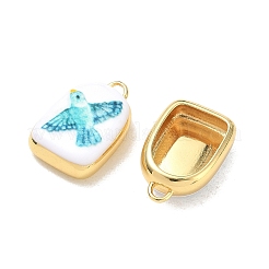 Printed Brass Pendants&nbsp;KK-CBAF9BC-12G