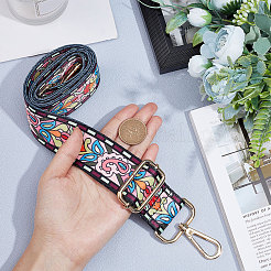 Polyester Adjustable Bag Strap&nbsp;FIND-WH0070-13C