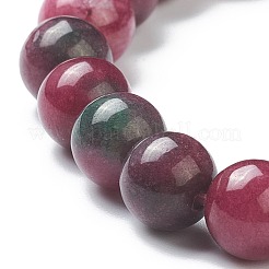 Dyed Natural Jade Beaded Stretch Bracelets&nbsp;BJEW-D446-C-04