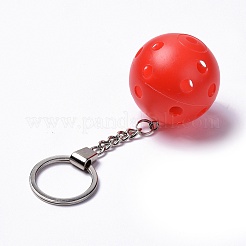 Plastic Pickleball Keychain&nbsp;LS-KEYC-C003-01D
