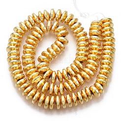 Electroplate Non-magnetic Synthetic Hematite Bead Strands&nbsp;G-Q465-20G