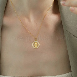 5Pcs Brass Micro Pave Cubic Zirconia Pendants&nbsp;ZIRC-SZ0005-50