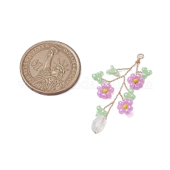 Glass Seed Beads Pendants&nbsp;PALLOY-JF02699