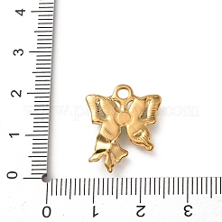 304 Stainless Steel Rhinestone Acrylic Pendants&nbsp;STAS-B139-01G-01