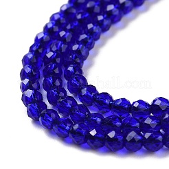 Transparent Glass Beads Strands&nbsp;X-GLAA-H021-04-09