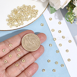 90Pcs Brass Beads&nbsp;KK-BBC0025-87A