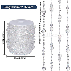 Acrylic Crystal Garlands Strands&nbsp;DIY-WH0304-485