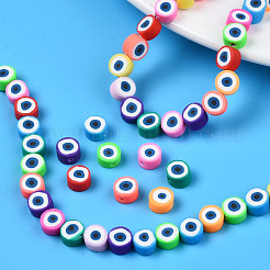Handmade Polymer Clay Bead Strands&nbsp;X-CLAY-N006-74