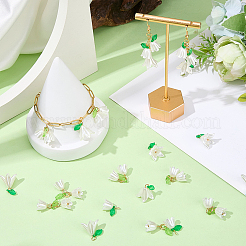 30Pcs Pearlized Acrylic Penadnts&nbsp;FIND-BM0001-66