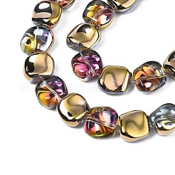 Electroplate Glass Beads Strand&nbsp;EGLA-S188-21-C02