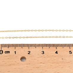 925 Sterling Silver Cable Chain Adjustable Slider Necklaces for Women&nbsp;NJEW-U030-01G-01