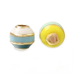 Brass Enamel Beads&nbsp;KK-CBA0E55-02B-G
