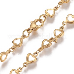 Ion Plating(IP) 304 Stainless Steel Link Bracelets&nbsp;BJEW-I274-36C
