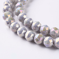 Electroplate Glass Beads Strands&nbsp;EGLA-T020-10-B05