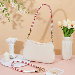 Two Tone Braided Round PU Leather Bag Straps&nbsp;DIY-WH0816-091A-KCG