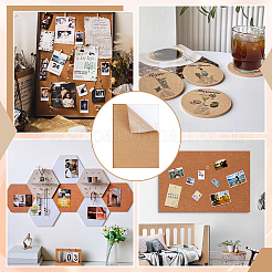 15Pcs Self-adhesive Sticker Cork Board&nbsp;AJEW-BC0010-99