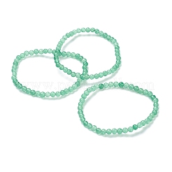 Natural Green Aventurine Beaded Stretch Bracelets&nbsp;BJEW-D446-A-34