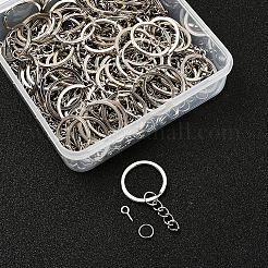 300Pcs 3 Style DIY 25mm Keychain Clasps Set&nbsp;DIY-YW0002-05P
