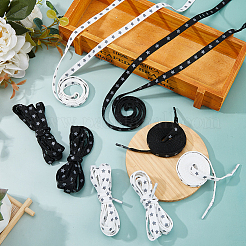 4 Pairs 2 Colors Star Pattern Polyester Shoelaces&nbsp;AJEW-FH0006-80