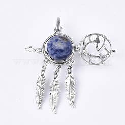 Alloy Cage Big Pendants&nbsp;G-S246-17
