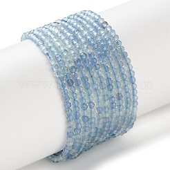 Natural Blue Fluorite Beads Strands&nbsp;GG-CBAE031-A01-2mm