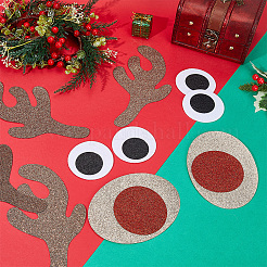 2 Sets Christmas Party Non-woven Fabrics Decorations&nbsp;DIY-GF0011-77A