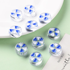 Transparent Enamel Acrylic Beads&nbsp;TACR-S155-005A