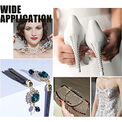 Iron Rhinestone Strass Chains&nbsp;CH-WH0009-05S-01