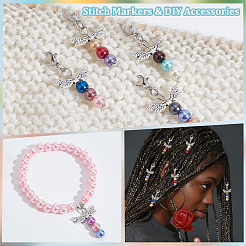 Dragonfly Pendant Stitch Markers&nbsp;HJEW-AB00297