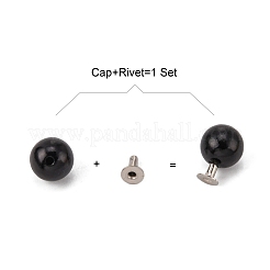 ABS Plastic Imitation Pearl Rivet Studs&nbsp;KY-L076-B-02