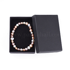Natural Pearl Beaded Stretch Bracelets&nbsp;BJEW-JB04528-01
