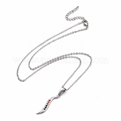 Pride Style 201 Stainless Steel Pendant Necklaces&nbsp;NJEW-F288-07P