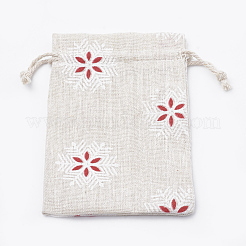 Polycotton(Polyester Cotton) Packing Pouches Drawstring Bags&nbsp;ABAG-T006-A18