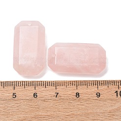 Natural Rose Quartz Pendants&nbsp;G-H325-03-02