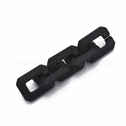 Spray Painted CCB Plastic Linking Rings&nbsp;CCB-R104-09-01