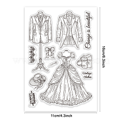 Custom Summer Theme PVC Plastic Clear Stamps&nbsp;DIY-WH0631-0484