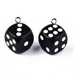 Opaque Epoxy Resin Pendants&nbsp;X-CRES-N025-12A-B01