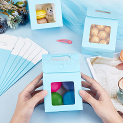 Paper Gift Storage Boxes with Visible Window&nbsp;CON-WH0110-003A-01