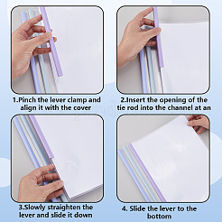 10Pcs 5 Colors Plastic File Folders&nbsp;AJEW-CP0008-81