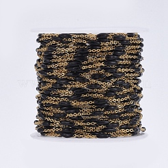Handmade Enamel Beaded Chains&nbsp;CHS-I007-06G-12