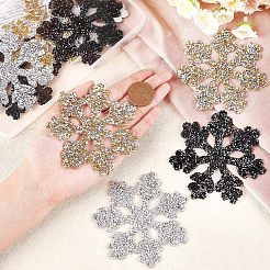 Christmas Snowflake Rhinestone Patches&nbsp;DIY-FG0001-72