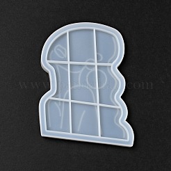 DIY Women's Portrait Dish Tray Silicone Molds&nbsp;DIY-P070-B01