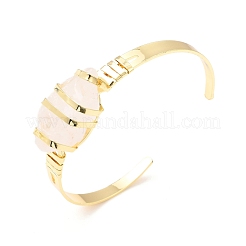 Gemstone Horse Eye Beaded Cuff Bangle&nbsp;G-D458-01G-RS
