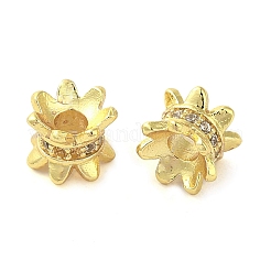 Rack Plating Brass Beads&nbsp;KK-B088-10A-G