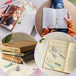 DIY Mixed Pattern Plastic Bookmarks Making Kits&nbsp;DIY-PH0030-21
